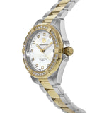 Tag Heuer Aquaracer Diamonds Mother of Pearl Dial Two Tone Steel Strap Watch for Women - WBD1323.BB0320