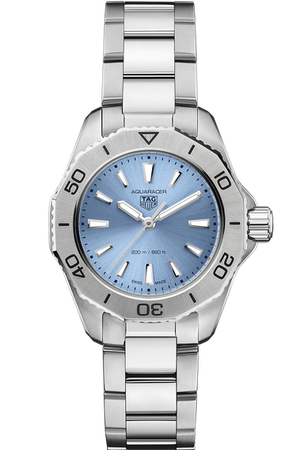 Tag Heuer Aquaracer Professional 200 Quartz Blue Dial Silver Steel Strap Watch for Women - WBP1415.BA0622