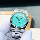 Tissot PRX Powermatic 80 Light Green Dial Silver Steel Strap Watch for Men - T137.207.11.091.01