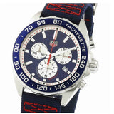 Tag Heuer Formula 1 Redbull Edition Chronograph Blue Dial Blue NATO Strap Watch for Men - CAZ1018.FC8213
